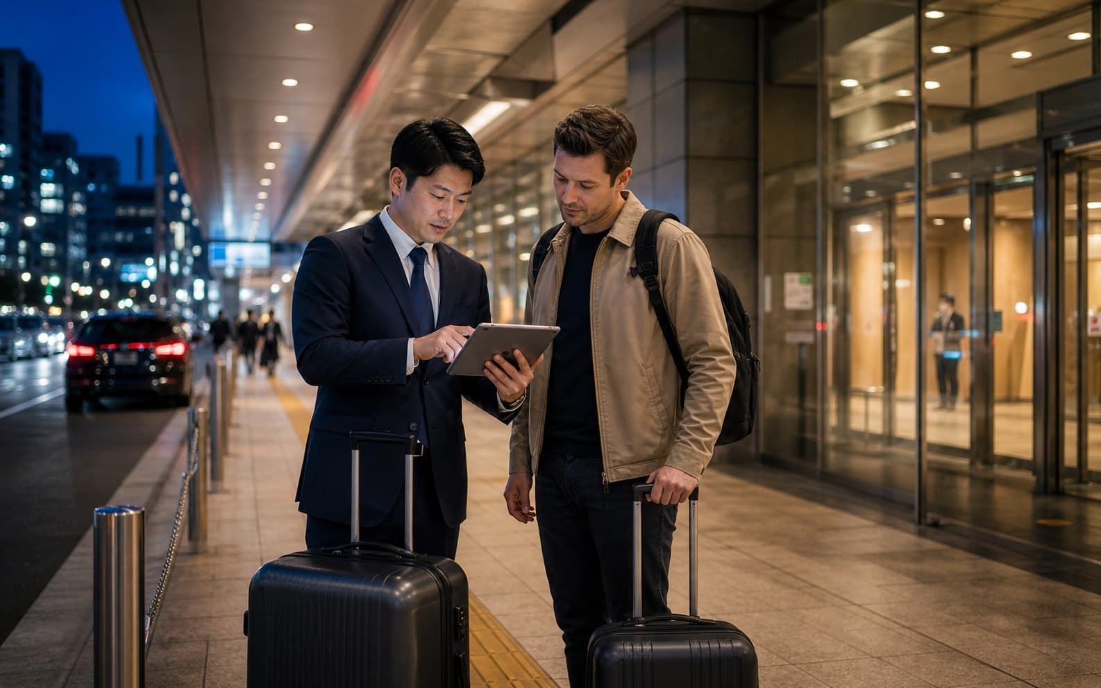 Haneda Airport to Kyoto city station connection planning with luggage